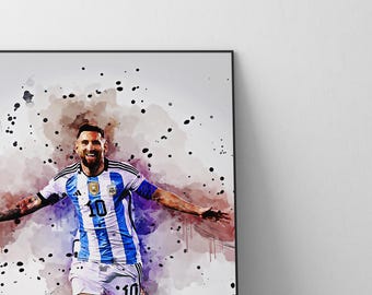 リオネル・メッシ アルゼンチン代表ポスター | サッカーウォールアート