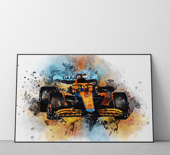 Lando Norris Mclaren 2022 Car Poster F1 Car Print Ref 226 | Etsy UK