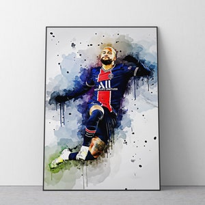 Neymar Junior Poster | Football Wall Art Print | Ref #352