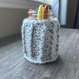 Crochet Pencil Holder PATTERN (2 sizes)