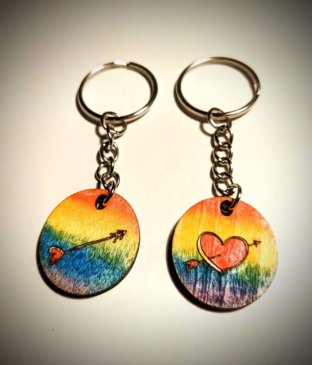 Love is Love Key Chains Set of 2, Keep One and Share the Other With