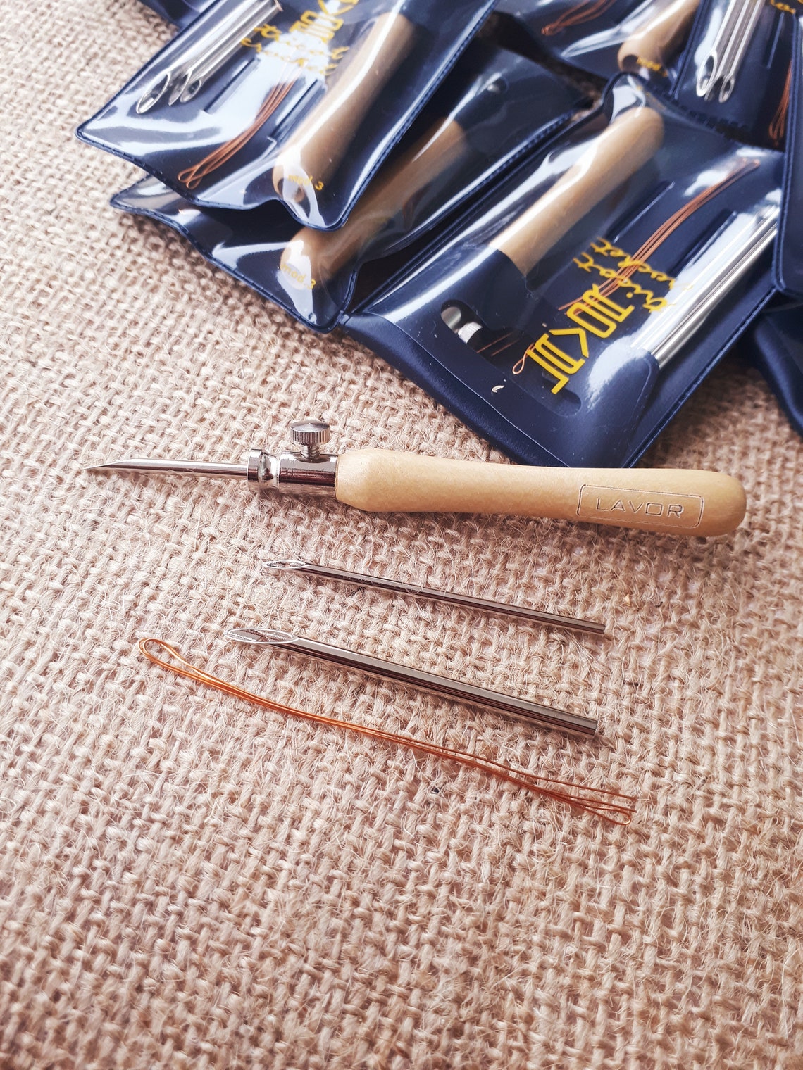 Lavor Punch Needle Set Adjustable Needle Punch Embroidery Etsy