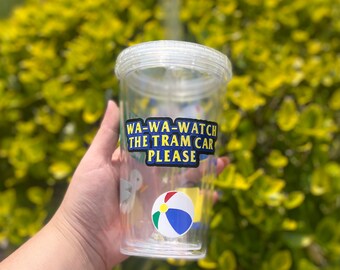 Wildwood inspired clear acrylic tumbler