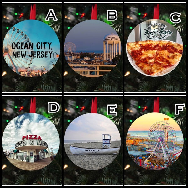 Ocean City New jersey Ornaments !