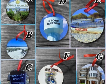 Stone Harbor Nj Themed ornaments !
