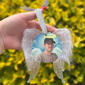 In memory angel ornament