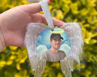 In memory angel ornament