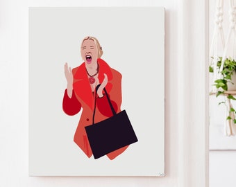 Phoebe Buffay poster, instant download, friends wall art, oh my eyes poster, printable