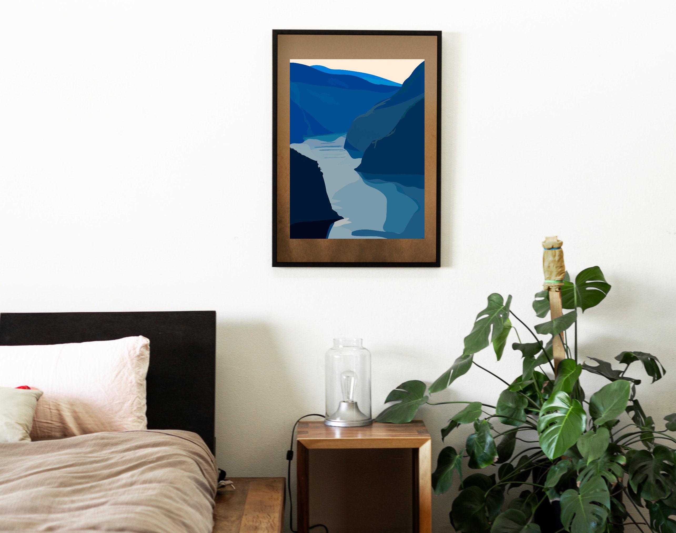 Fjords Printable, Instant Download, Fjord Abstract Art, Fjords ... - Fjord-Inspired Wall Decor For Apartments