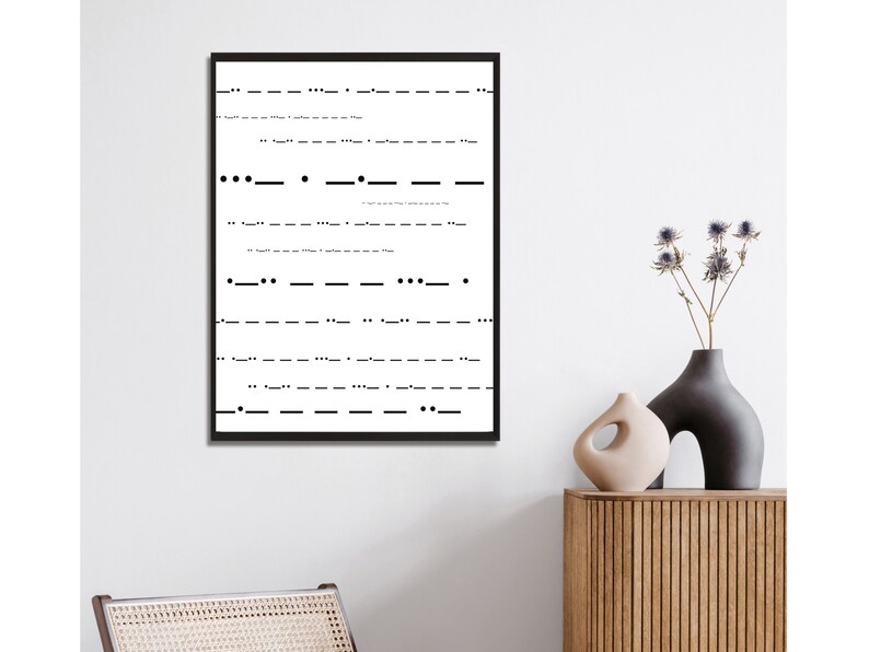 I Love You Morse Code Print Instant Download Ways to Say I Etsy