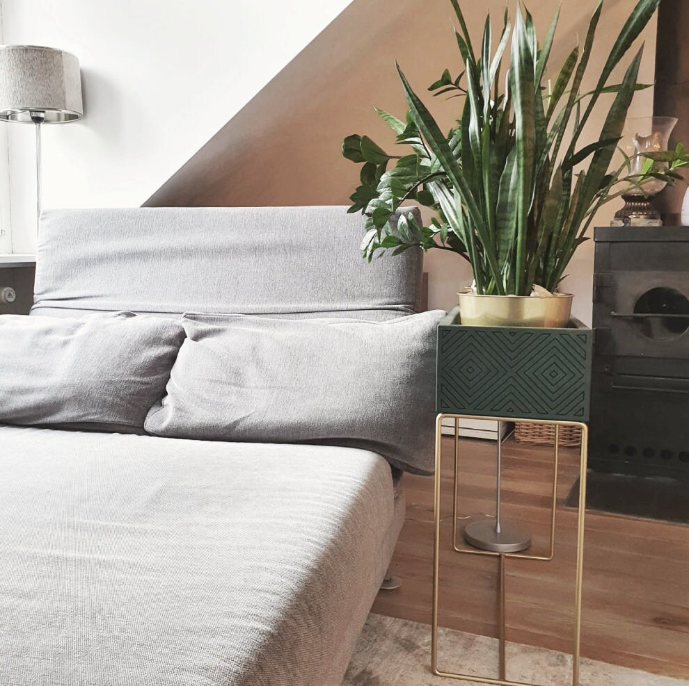 Caja de plantas hecha a mano caja de diseño de madera diseño | Etsy