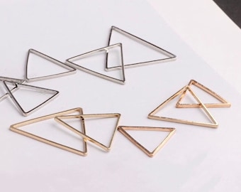 Earring Findings Jewelry Supplies Triangle Pendant Acetate Triangle Earring Charms Color Code: A40-42,23x41,8x2,69mm AC1350D