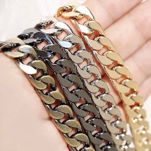 8 mm, cadena personalizada de alta calidad para bolso hombro bolsa de asa cruzada, bolsa de reemplazo de metal