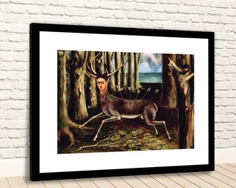 Frida Kahlo Deer Etsy