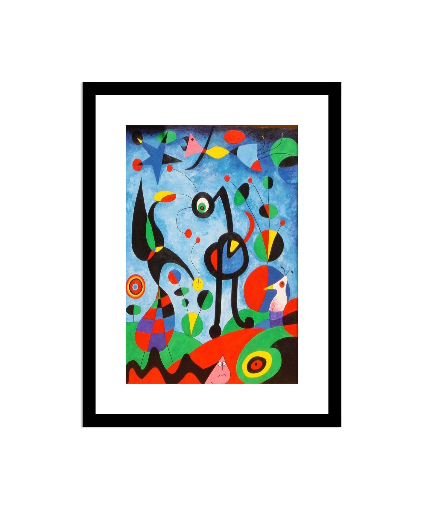 The Garden Joan Miro Miro Miro Miro Art Framed Art Photo Etsy