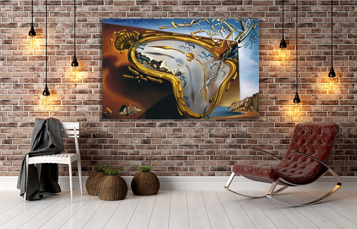 Salvador Dali Künstler die schmelzende Uhr 1954 Leinwand | Etsy