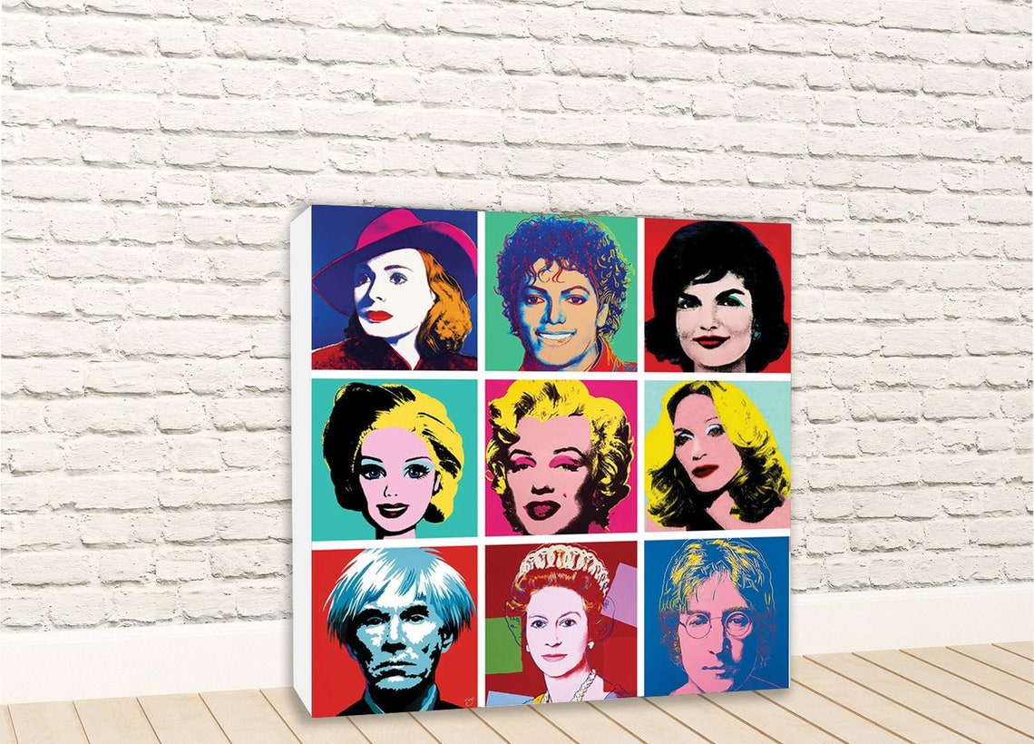 Andy Warhol Amerikanischer Künstler Pop Abstrakt Modern | Etsy