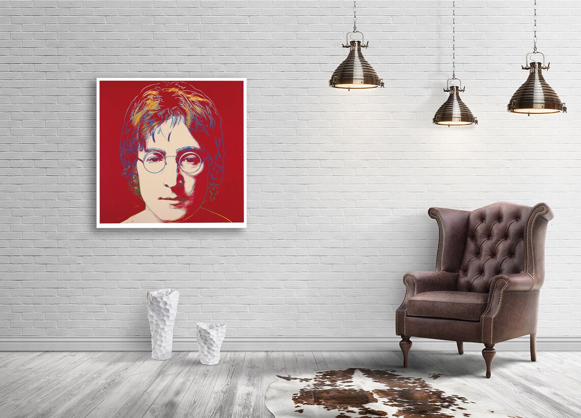 Andy Warhol Amerikanischer Künstler John Lennon Pop | Etsy