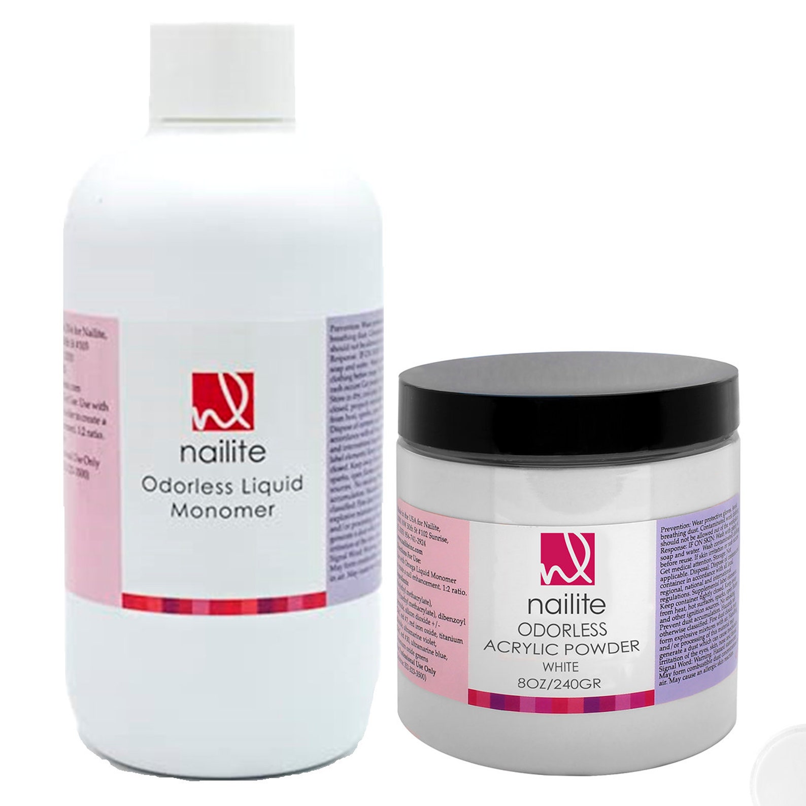 Nailite Odorless Liquid Monomer Acrylic Powder Etsy