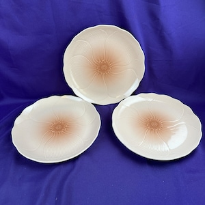 Vintage Mikasa FT200 Spring Amaryllis Set of 3 Dinner Plates
