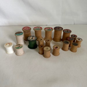 Mixed Lot of 50 Vintage Wooden Sewing Thread Spools (Empty) Sewing Crafts  Hobby - Tony's Restaurant in Alton, IL