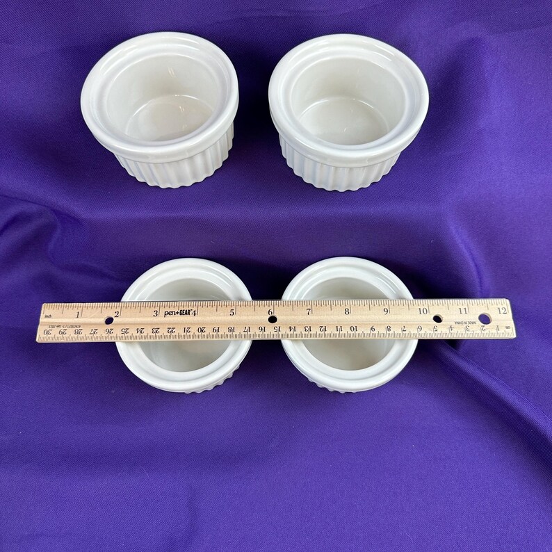 Vintage Hall China Set of 4 #115 Stacking Ramekins 4 Ounces - Etsy
