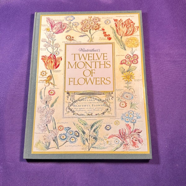 Winterthur’s 12 Months of Flowers Date Book Hard Cover Permanent Date Book