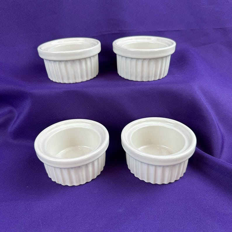 Stacking Ramekins Vintage Hall China Set of 4 #115 Stacking Ramekins 4 Ounces - Etsy