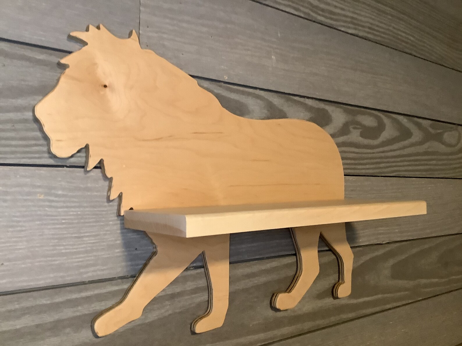 Lion Shelf Lion Wall Decor Safari Wall Decor Etsy