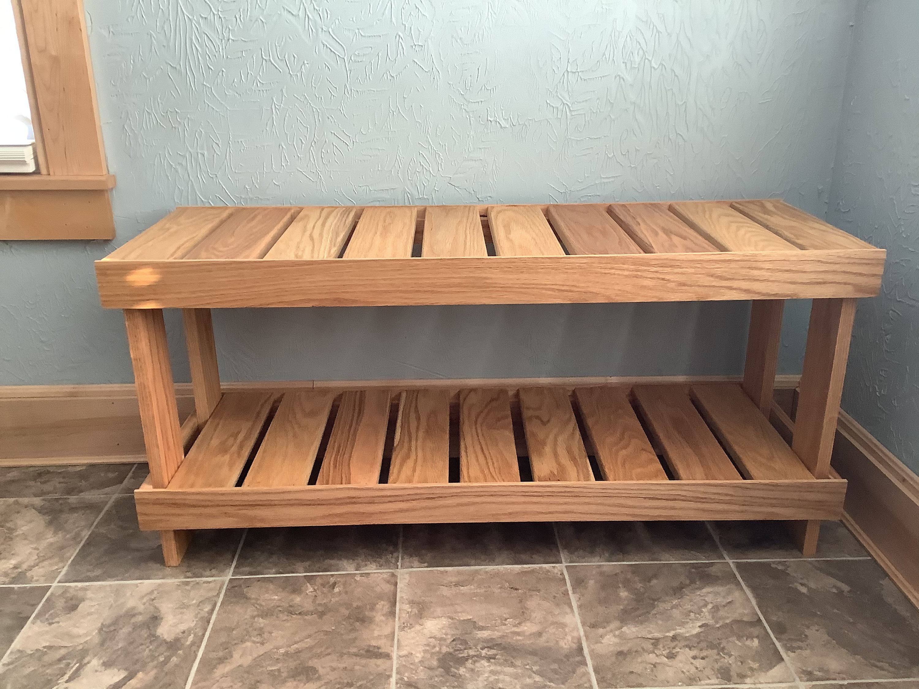 Modern Entryway Storage Bench Bathroom Storage Bench Etsy