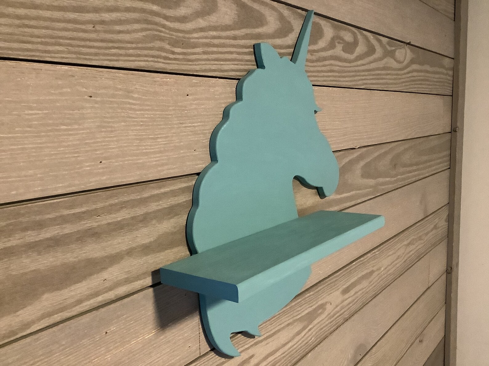 Unicorn Shelf Wall Decor Etsy
