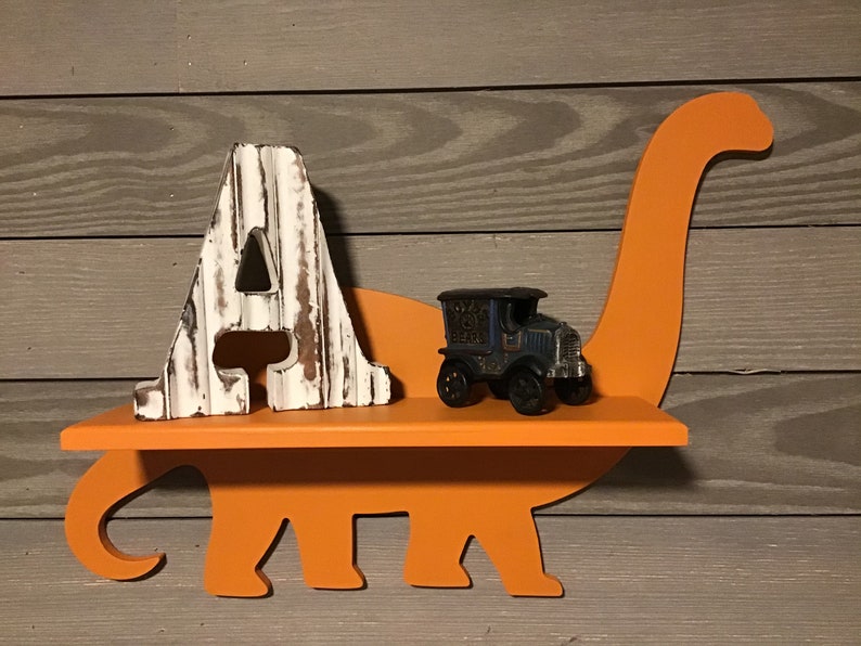 Dinosaur Shelf Children's Wall Decor Etsy