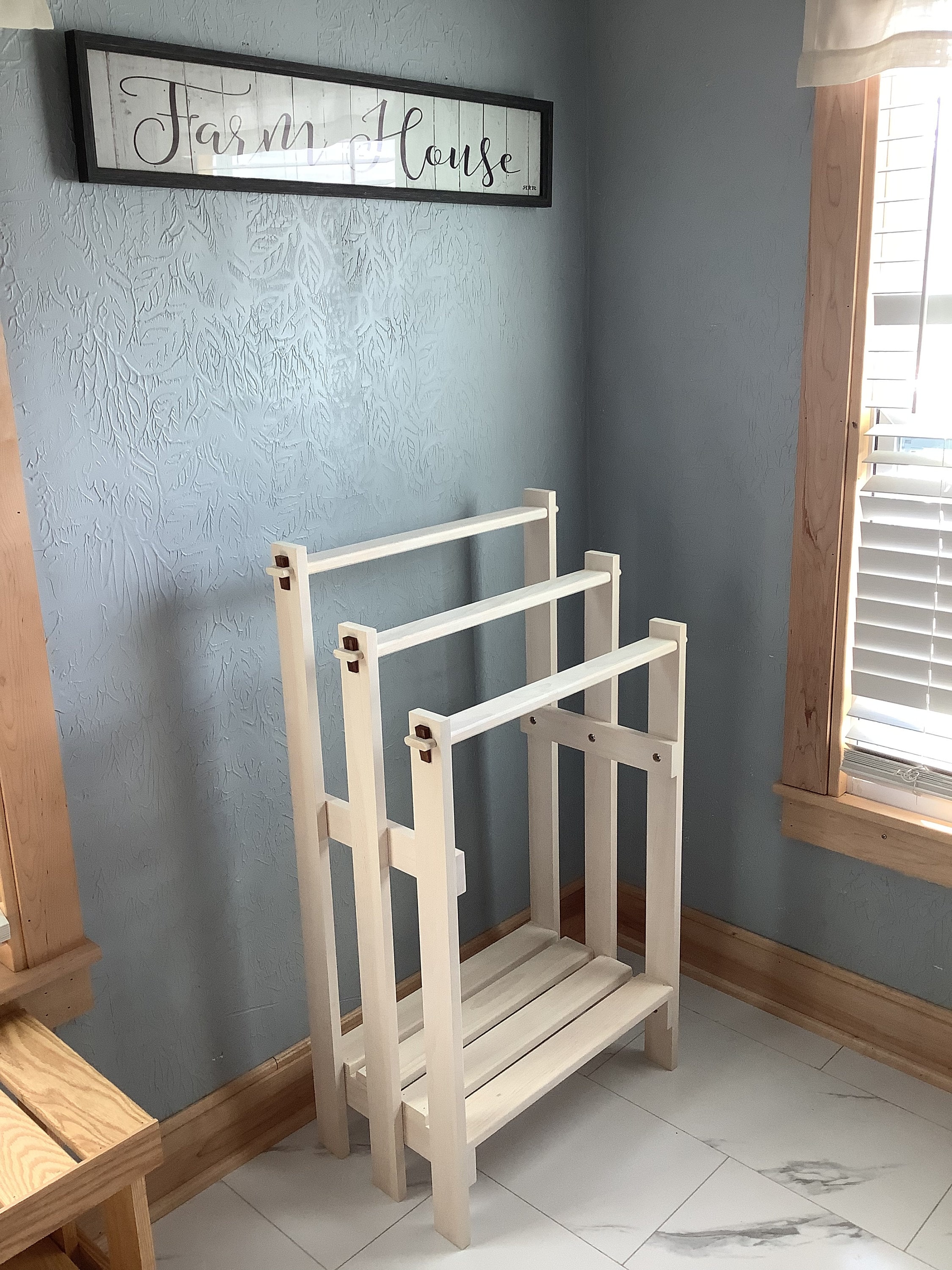 Towel Rack Blanket Rack Drying Rack Clothes Rack