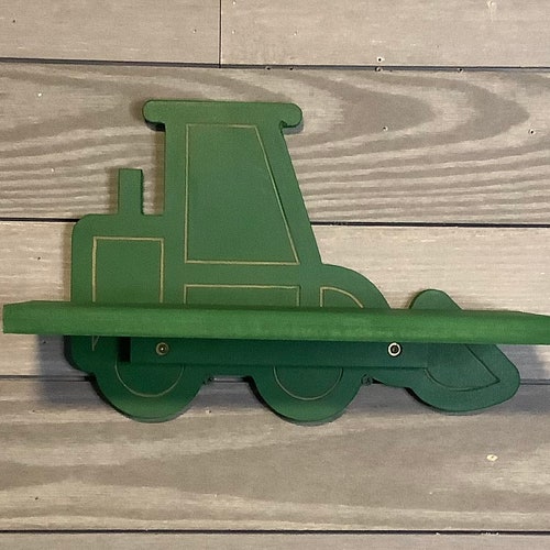 Tractor Shelf Construction Wall Decor Etsy