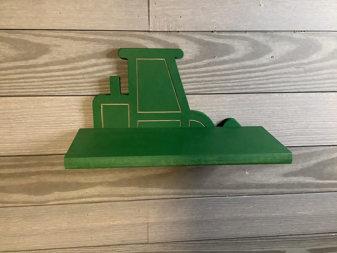 Tractor Shelf Construction Wall Decor Etsy