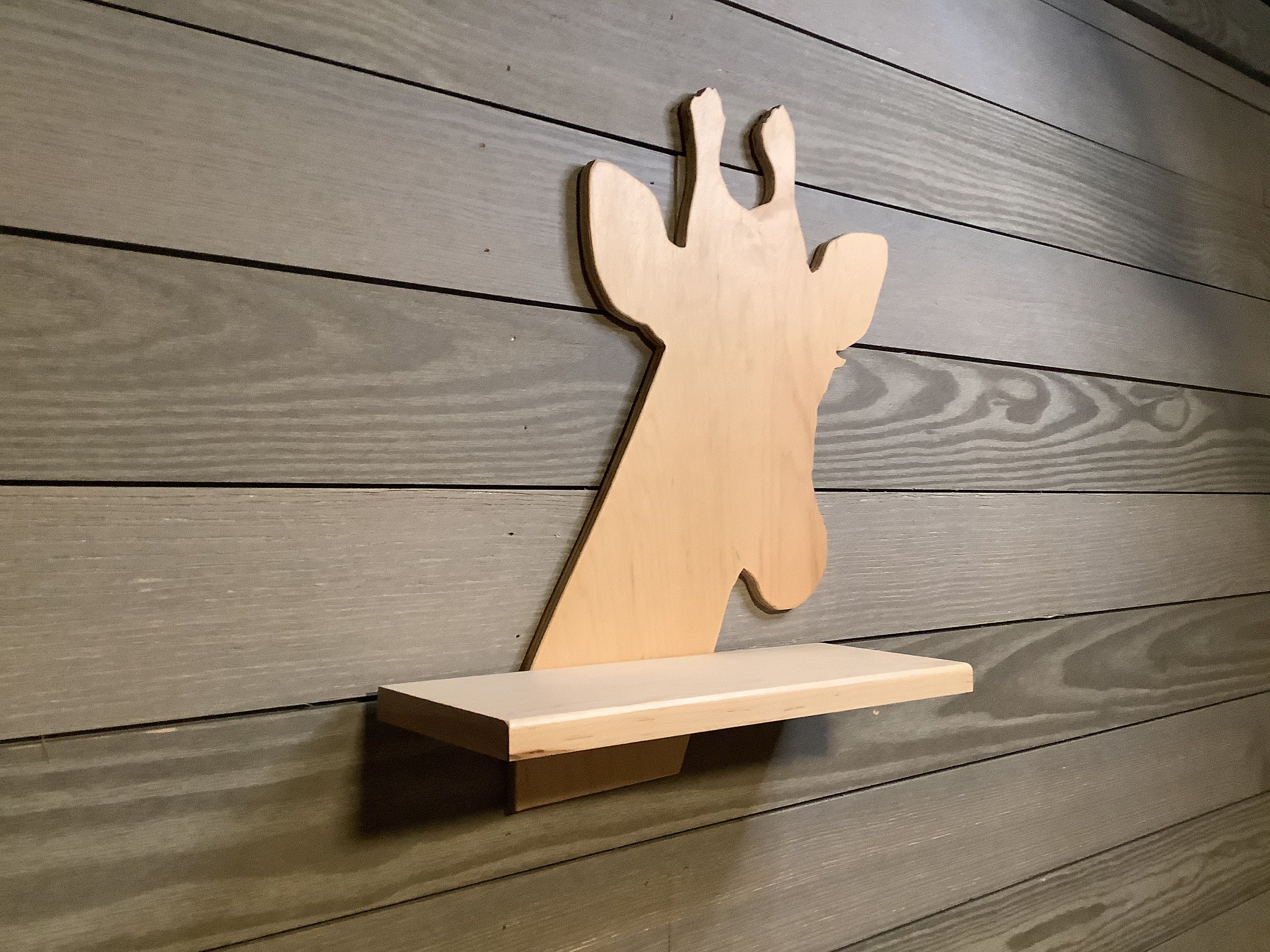 Giraffe Shelf Giraffe Wall Decor Safari Wall Decor Etsy.de