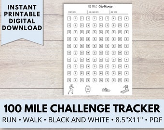 100 Miles Tracker, 100 Miles Challenge, 100 Miles Laufen, 100 Miles Biken, 100 Miles Walking, Übung Tracker, Neujahrsvorsatz