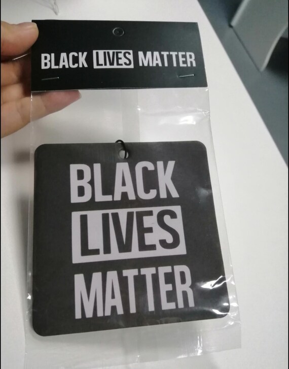 Black Lives Matter Paper Car Air Freshener