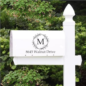 Mailbox Numbers, Personalized Mailbox Decal, Mailbox Number Decal, House Number Decal, Custom Mailbox Decal, Address Decal for Mailbox