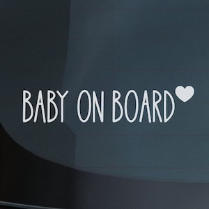 Baby on Board Decal, Baby Car Decal, Car Sticker, Car Decals for Women, Car Decals for Moms