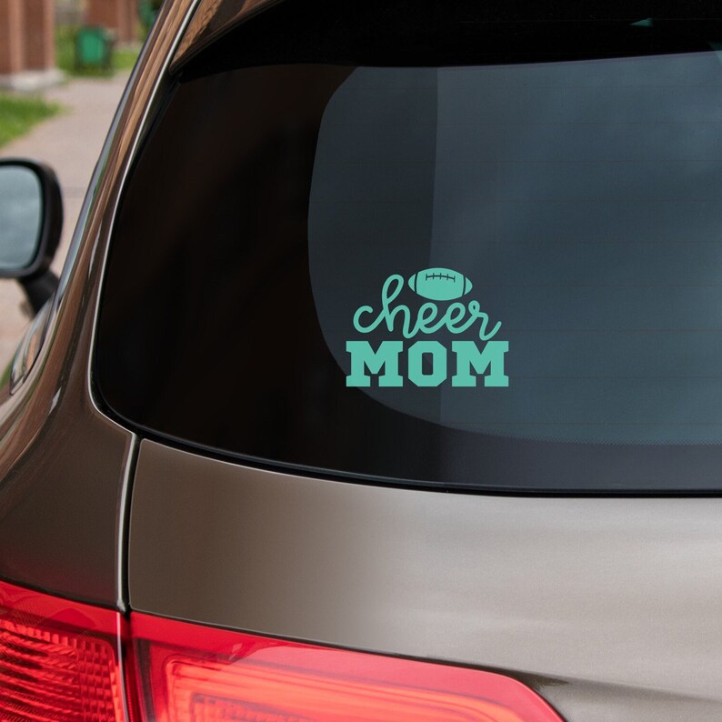 Cheer Mom Car Decal, Mom Car Decal, Car Decals for Women, Car Decals ...
