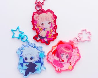 Anime Keychains | Sakura Cardcaptor | Satoru Gojo | Toga | Kawaii keychains