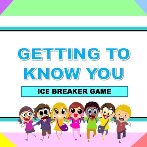 Getting To Know You, Icebreaker Game, Conversation Starters, Team Building Games, Virtual Game in Powerpoint