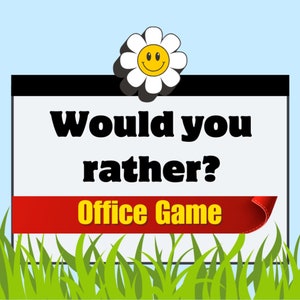 Would You Rather Office Game, Virtual Icebreaker Game, Team Building Activity, Workplace Games, Teams Meeting Game, PowerPoint Game