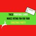 Christmas Sweater Contest, Printable Voting Cards, Contest Awards ...