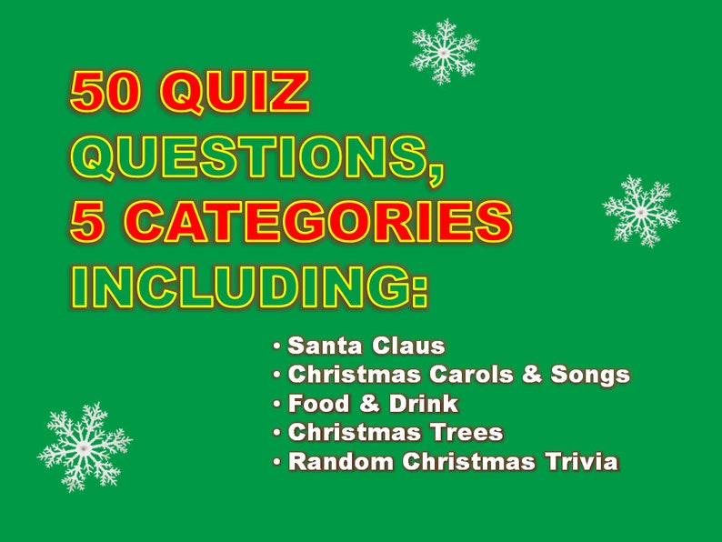 Virtual Christmas Quiz Zoom Christmas Party Games Etsy