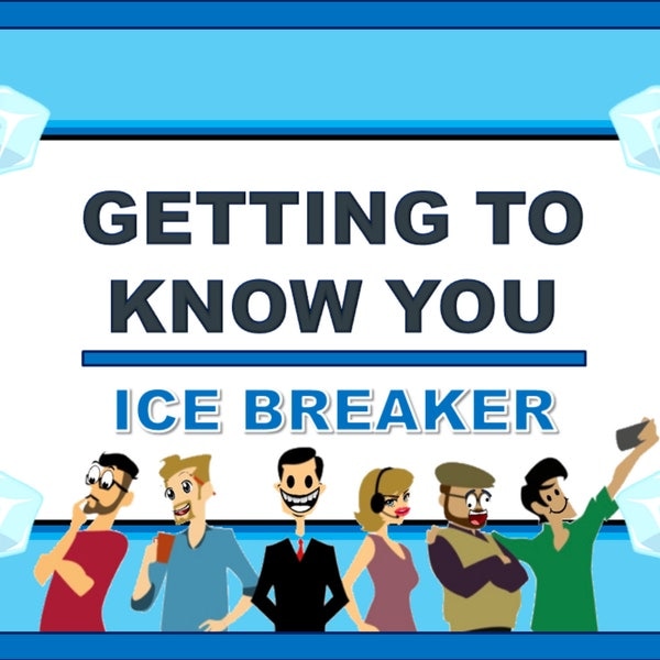 Getting To Know You, Virtual Game, Team Building Games, Ice Breaker, Office Game in PowerPoint Game