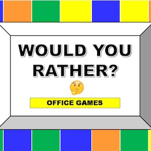 Virtual Office Games, Icebreaker Games, Team Building Games, Would You Rather in Powerpoint