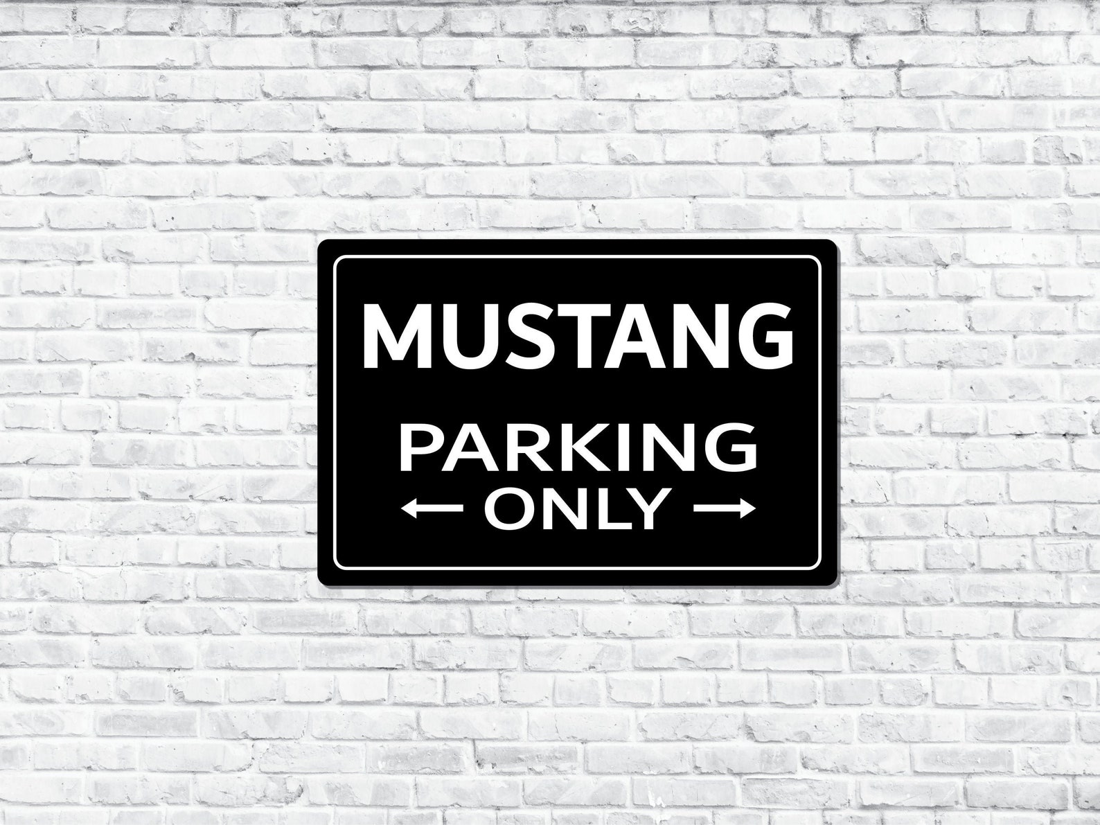 Señal personalizada de estacionamiento de metal solamente | Etsy