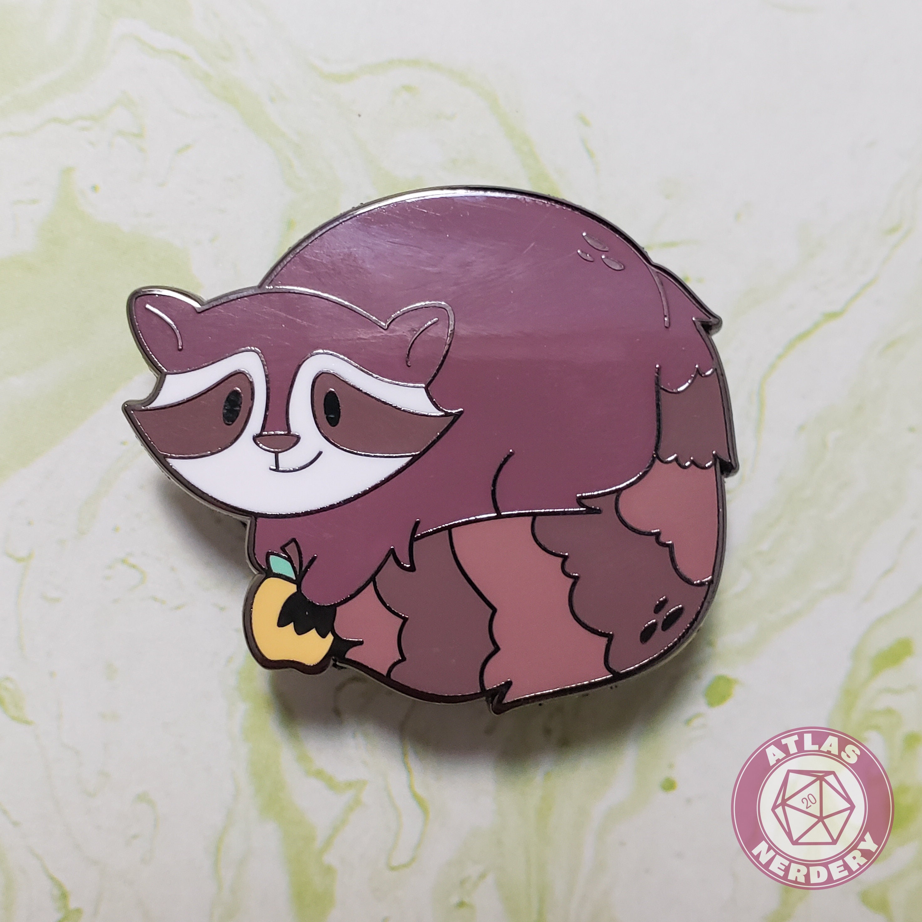 Furry Friends Enamel Pins A Grade Raccoon 1.5 Etsy